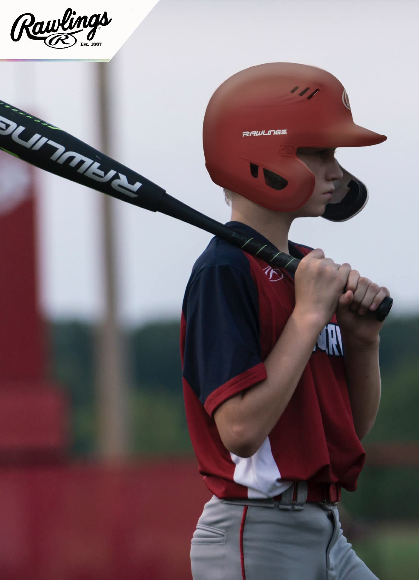 Rawlings R16 Velo Reversible EXT Batting Helmet | Reversible Face Guard