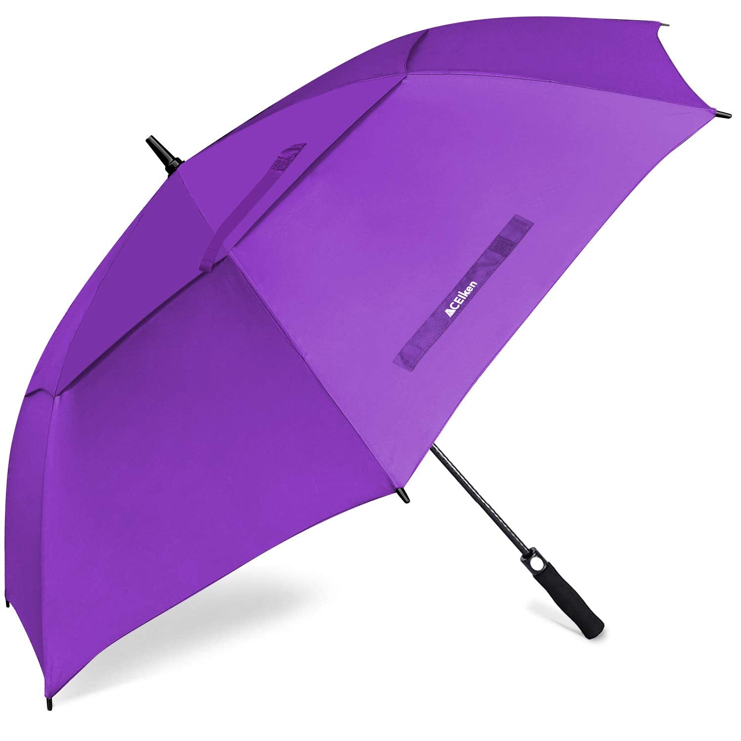 ACEIken Golf Umbrella Large 58/62/68 Inch Automatic Open Golf Umbrella Extra Large Oversize Double Canopy Vented Umbrella Windproof Waterproof for Men and Women