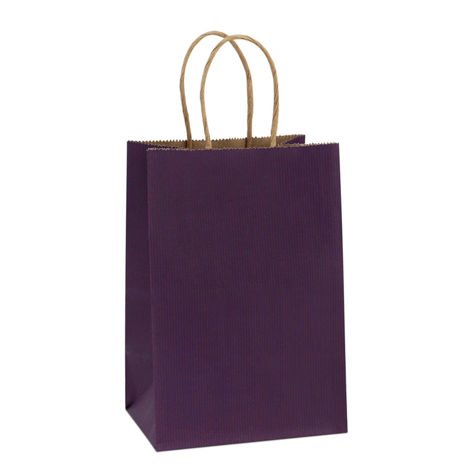BagDream Gift Bags 100Pcs 5.25x3x8 Small Kraft Paper Gift Bags with Handles Bulk, Black Paper Sacks for Small Business, Retail, Merchandise, Grocery, Wedding Birthday Party favor