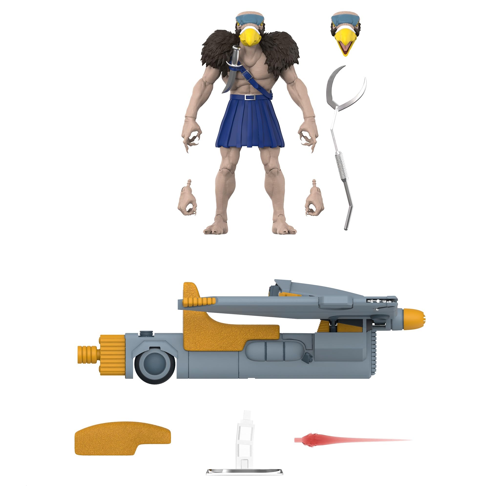 Super7 ULTIMATES! Thundercats Ghost Jaga - 7" Thundercats Action Figure with Accessories - Classic Cartoon Collectibles and Retro Toys