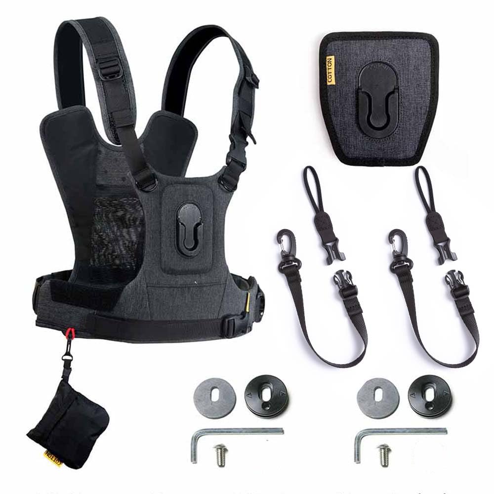 Cotton Carrier CCS G3 Camera Harness System for One Camera, Camo, 1 Camera