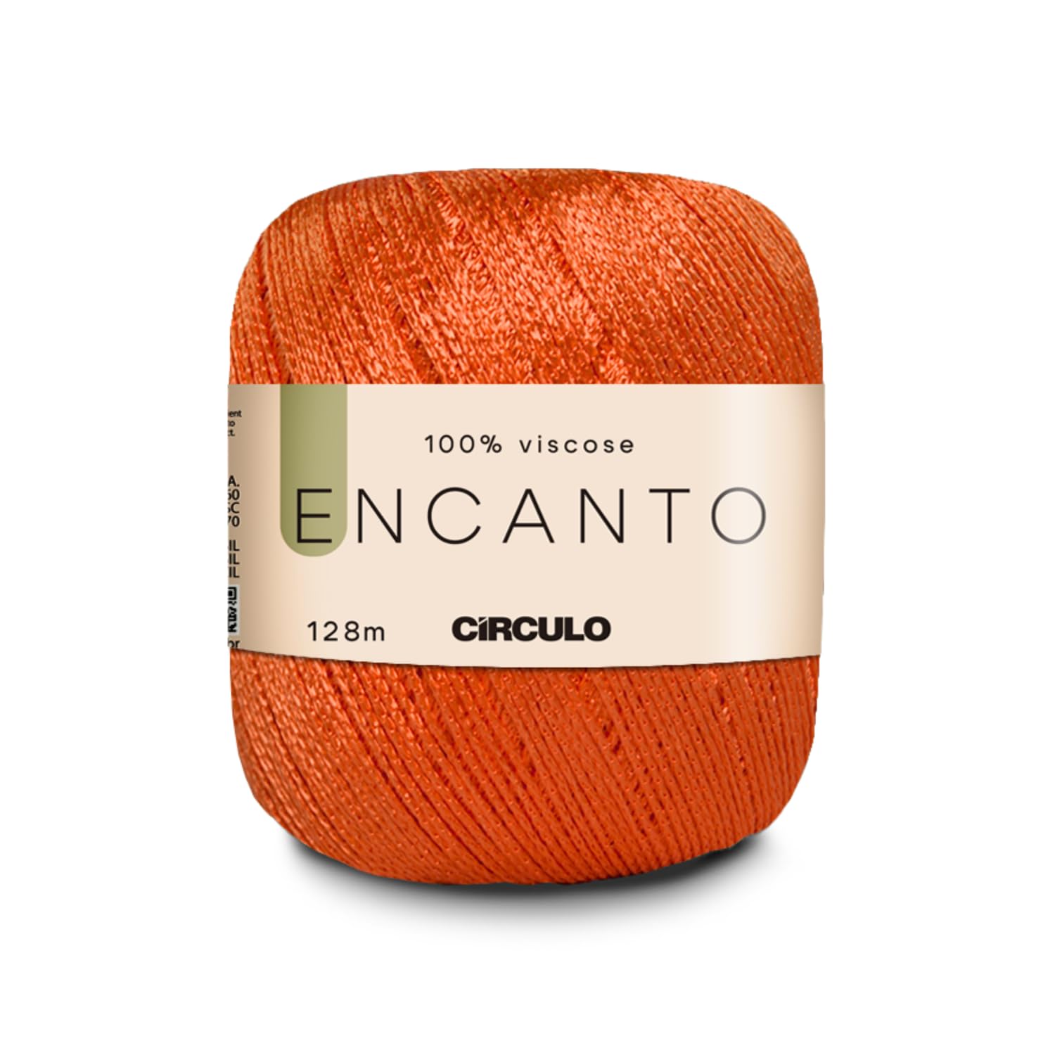 CIRCULO Encanto Slim Roll Yarn 100% Viscose - Luxury & Shine - Sport Weight Yarn - 262 yds, 3.52 oz - Color 1289 - Canary