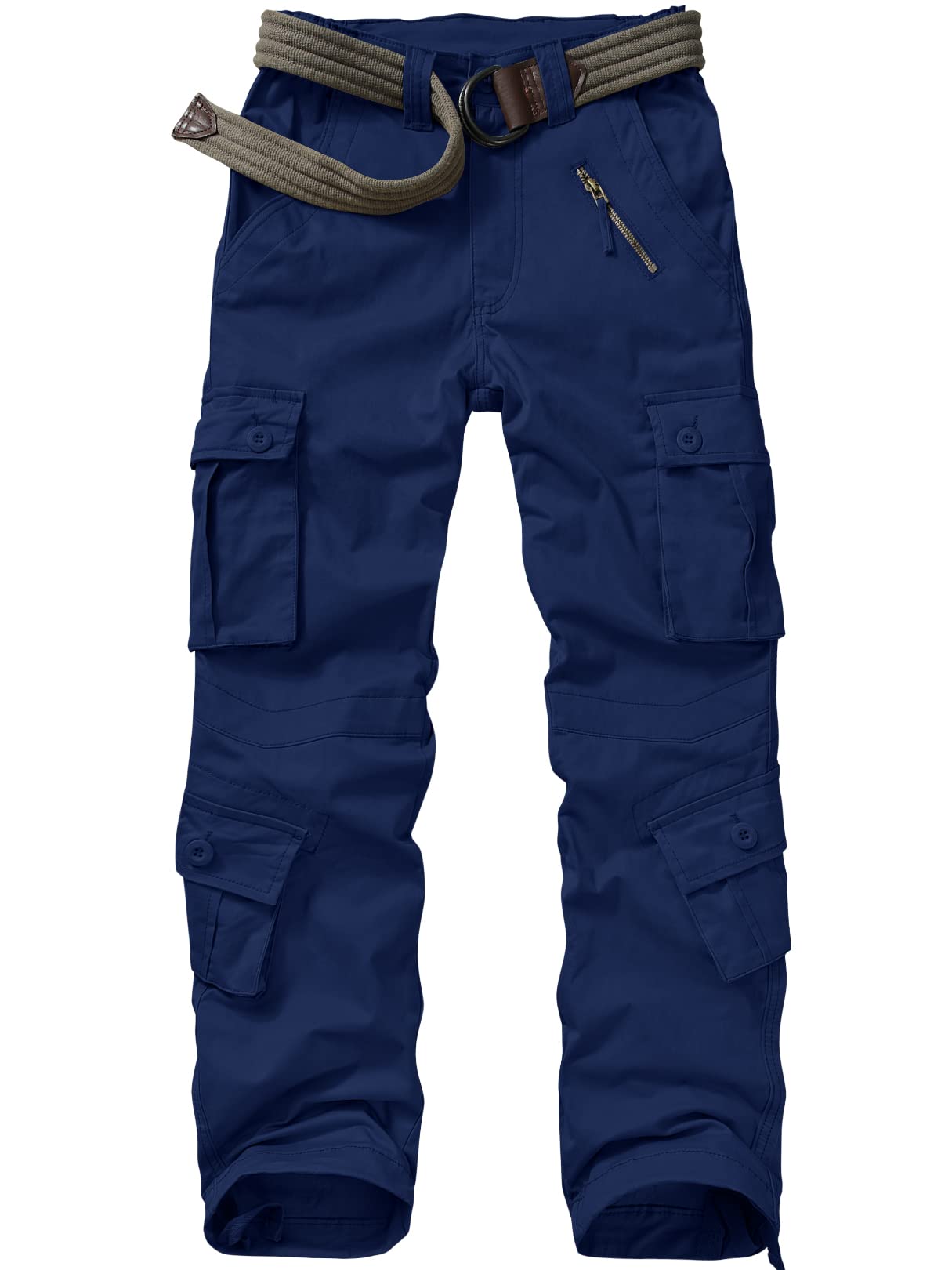Womens Cargo Pants Army Combat Work Pants with 8 Pockets Casual Cotton Ripstop Construction Pants
