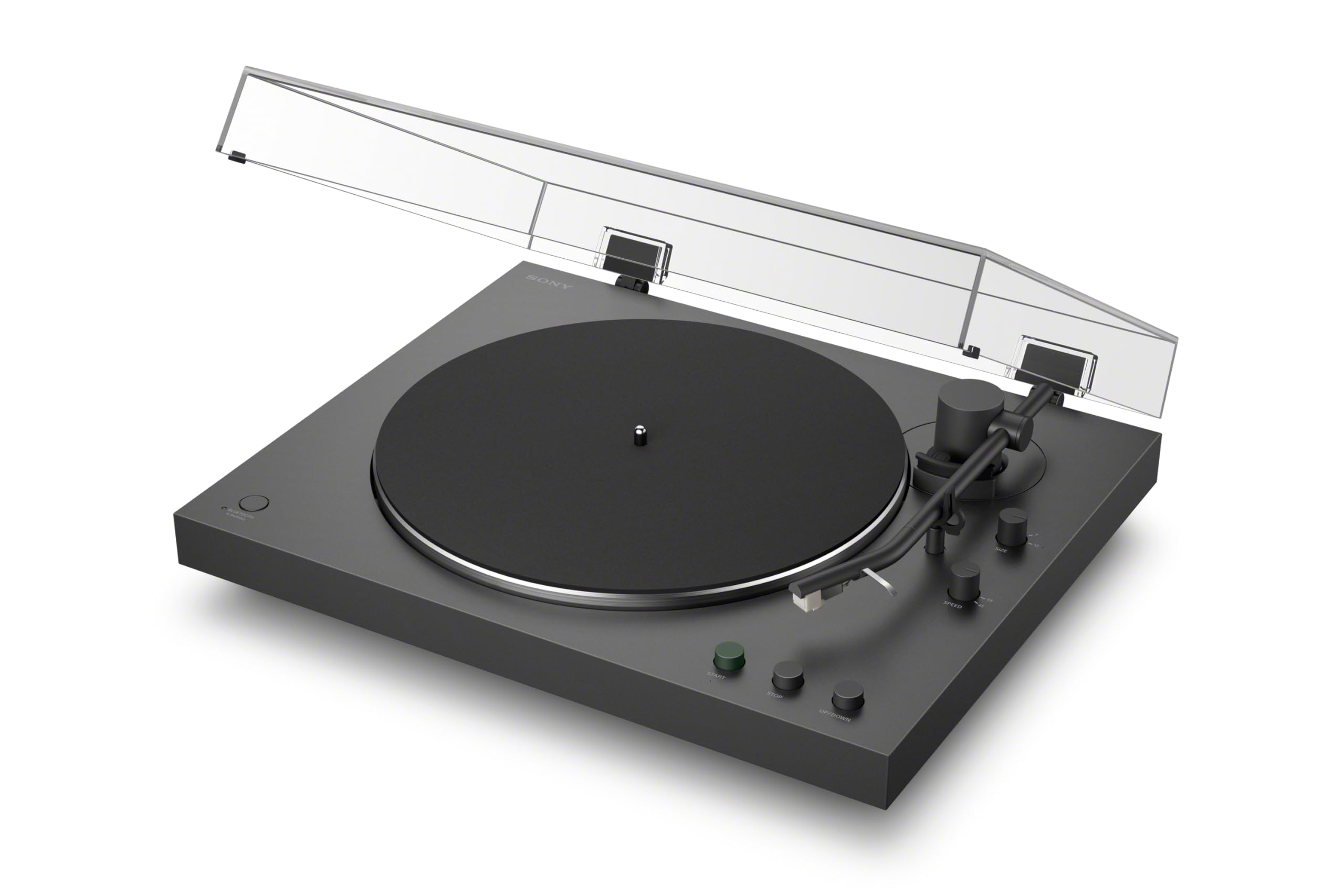 Sony PS-LX310BT Belt Drive Turntable: Fully Automatic Wireless Vinyl Record Player with Bluetooth and USB Output Black