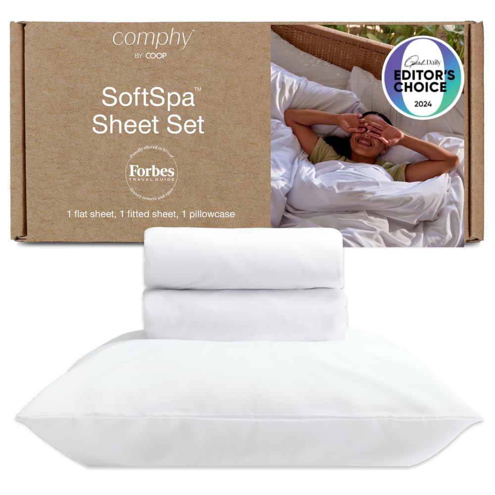 Coop Home Goods Cool+ Cooling Bed Sheets, 4 Piece Full Sheet Set, Dove Grey Breathable Cooling and Super Soft, Luxury Spa & Hotel Quality, Full Size Bed Set