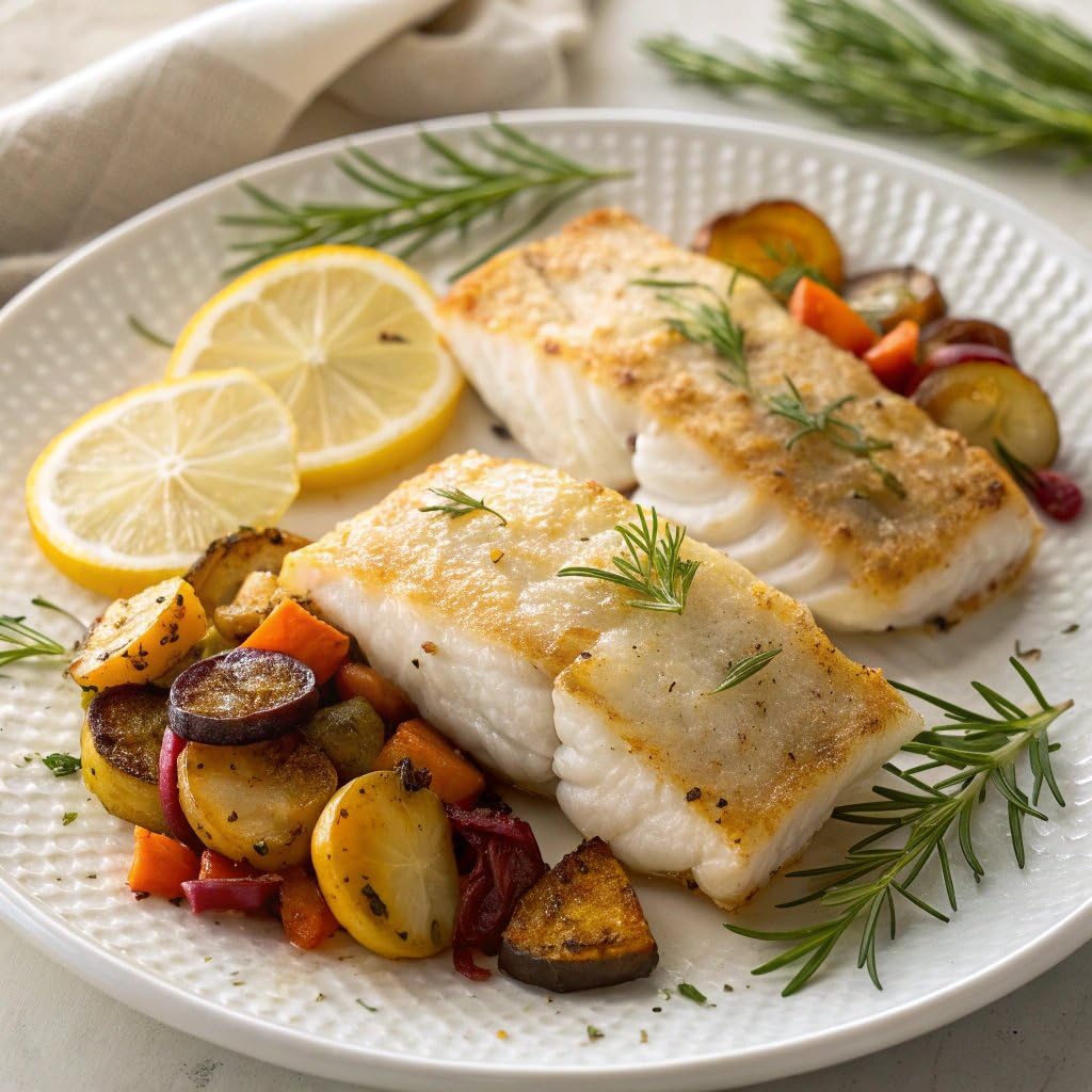 Amazon Grocery, Wild Caught Pacific Cod Skinless Fillet Portions, 12 Oz