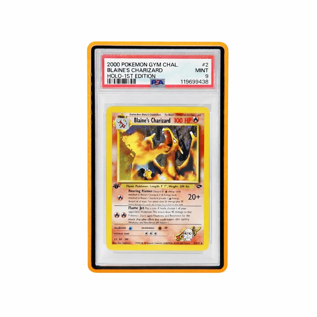 Metal PSA Slab Bumper Case UV Resistant- Safeguard Stackable Magnetic Aluminum Metal Case For Graded Cards (Black)
