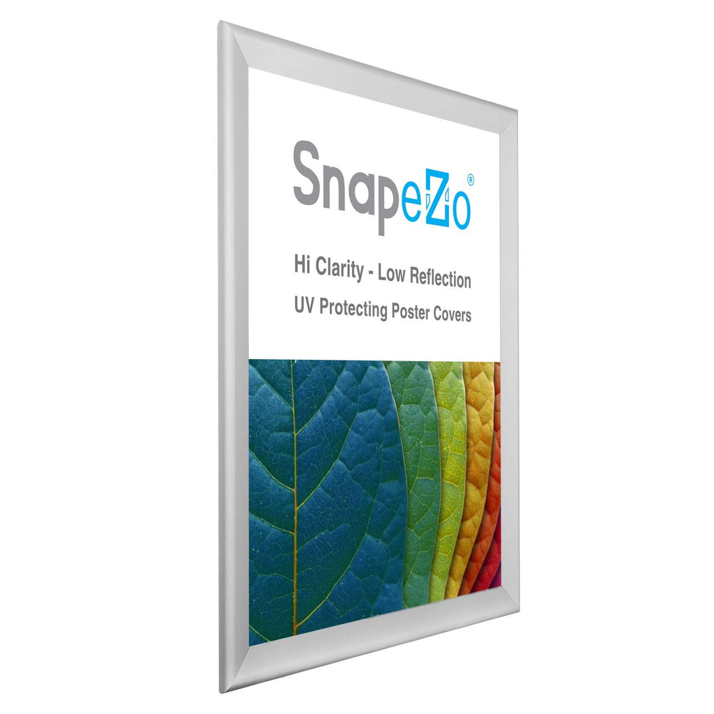 SnapeZo Movie Poster Frame 27x40 Inches, Black 1.7 Inch Aluminum Profile, Front-Loading Snap Frame, Wall Mounting, Wide Series for One Sheet Movie Posters