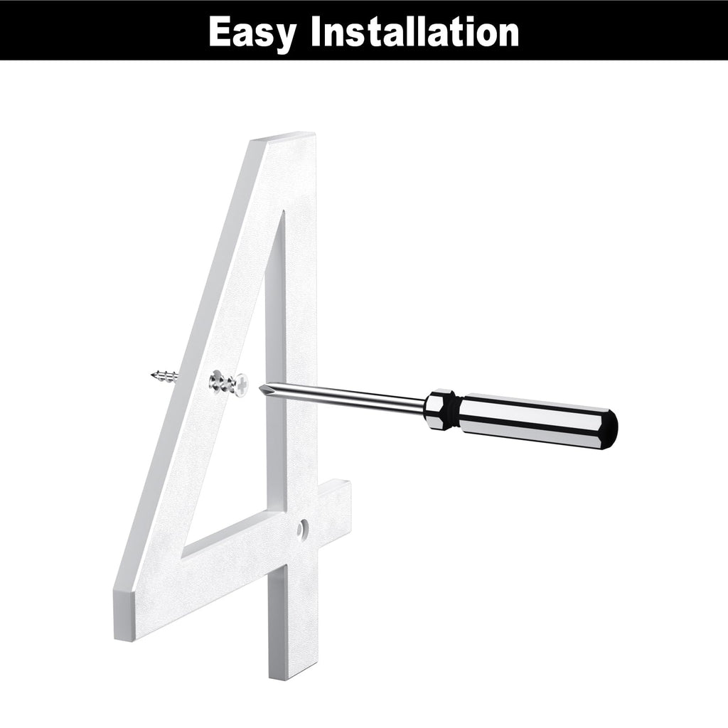 8 Inch Black Floating Arrow Signs, Modern Outdoor Plastic Directional Signs for Wall Yard Street