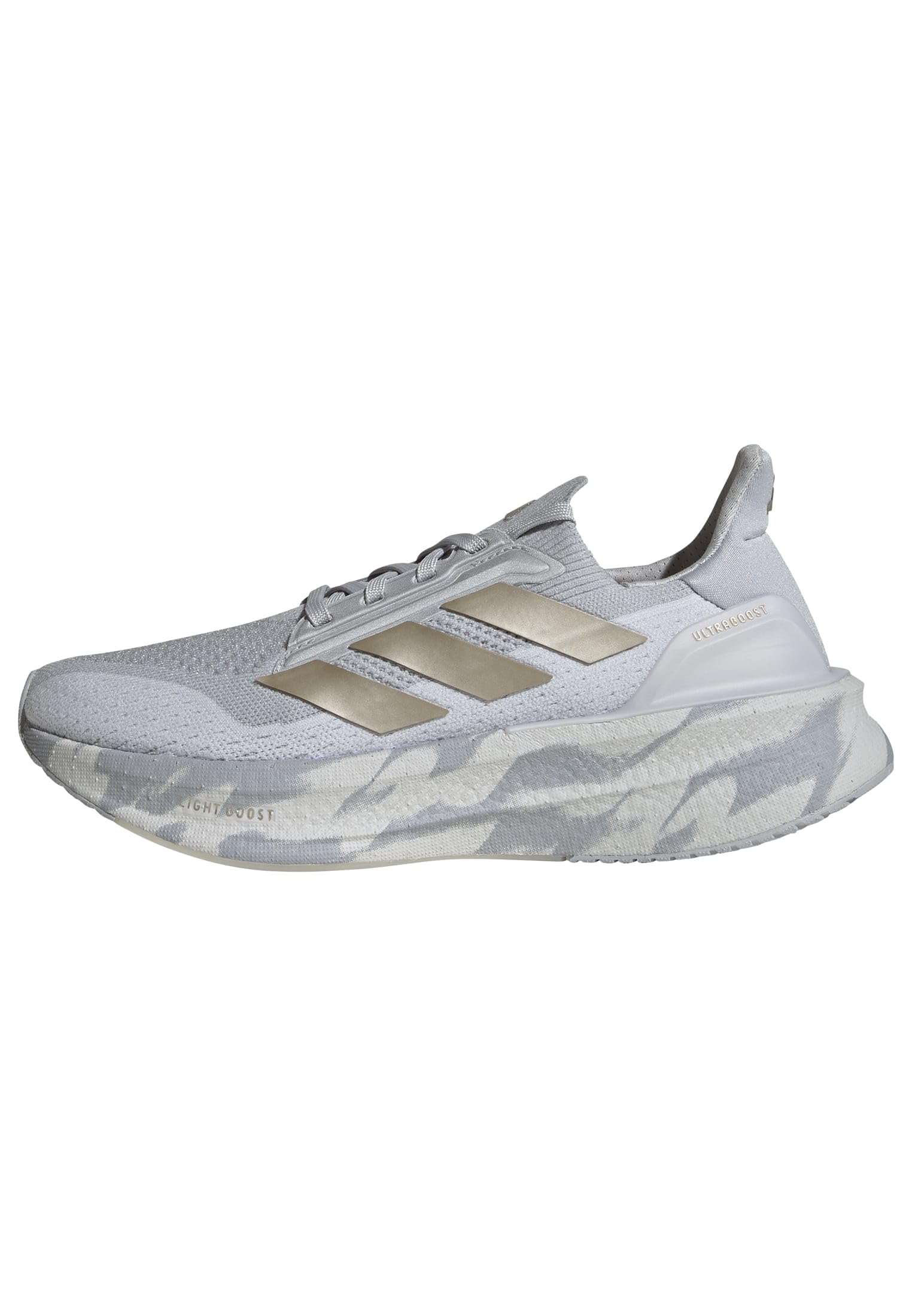 adidas Womens Ultraboost Ultra Boost 5X Running Sneakers Shoes - Grey, Silver