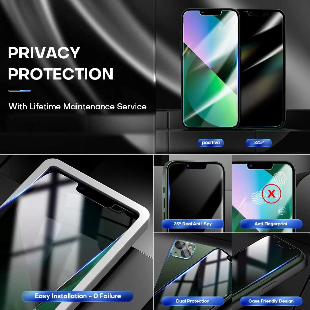 TOCOL [3 Pack] Compatible for Google Pixel 6 5G 6.4'' Tempered Glass Screen Protector & Glass Camera Lens Protector, Case Friendly, Anti-Scratch [Alignment Tool] [Fingerprint Unlock]