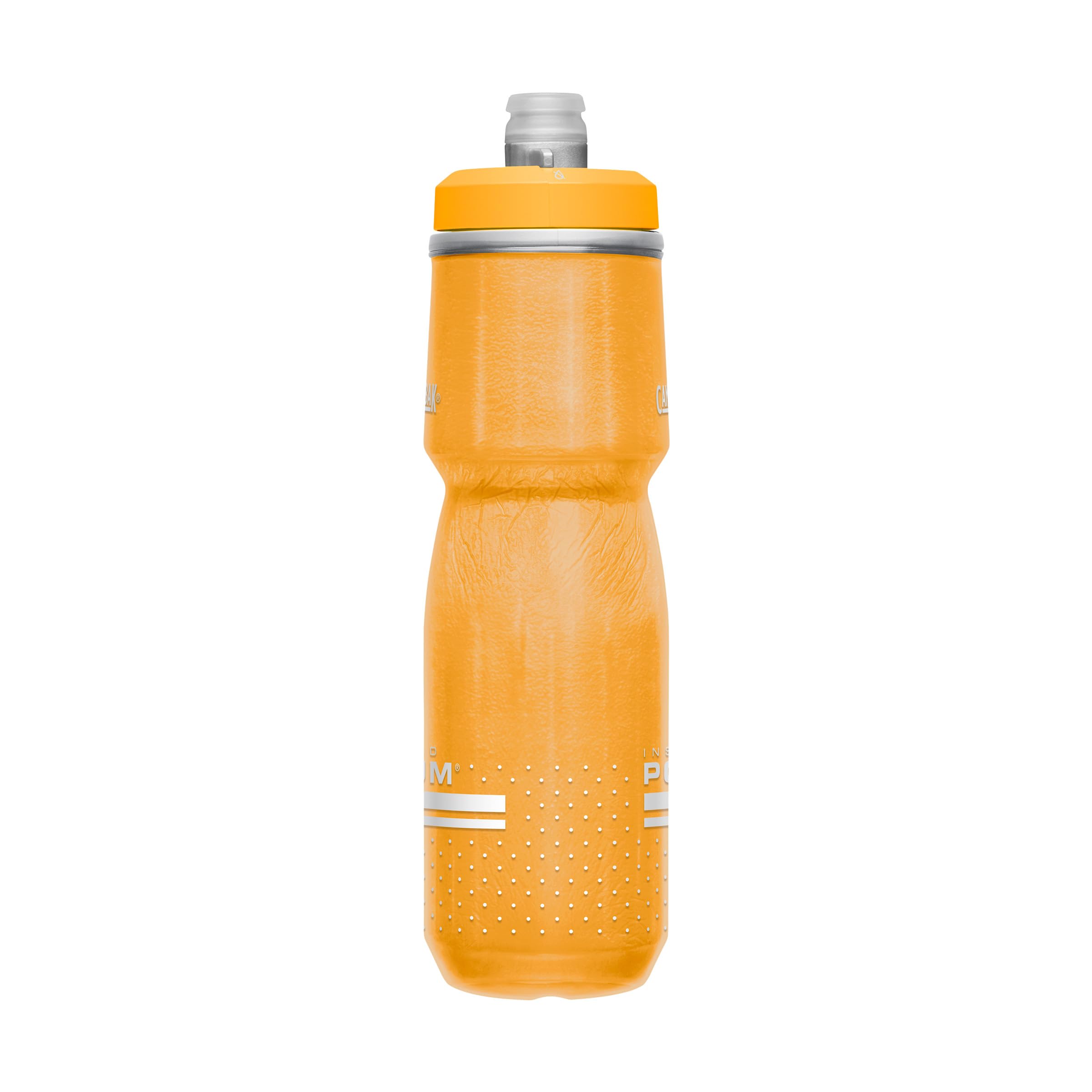CamelBak Podium Chill Insulated Bike Squeeze Water Bottle, Cold Retention for Cycling, 24oz, Reflective Ghost