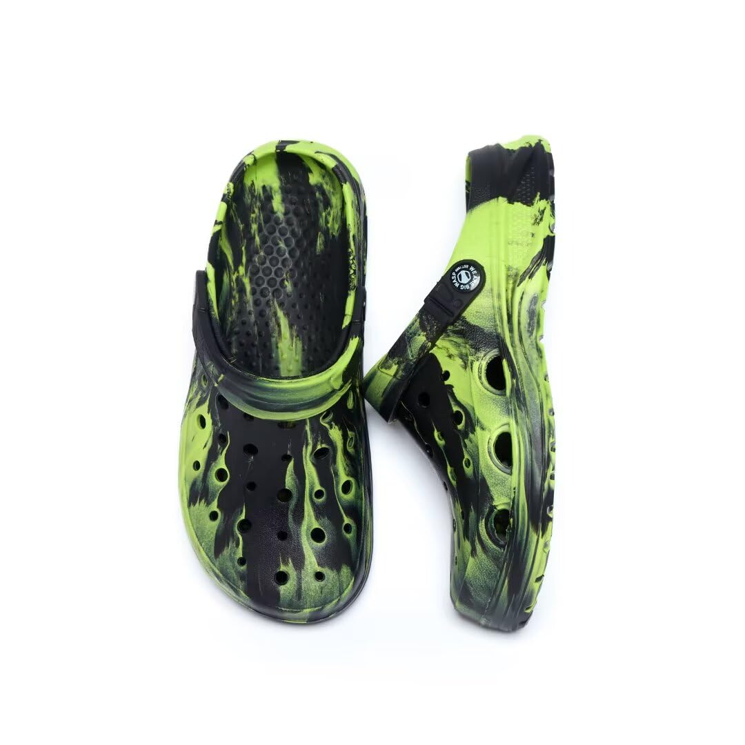 Kids Boys&Girls Black Camouflage Clogs Children's Beach Shoes Classic Marbled Tie Dye Clog Little Kid