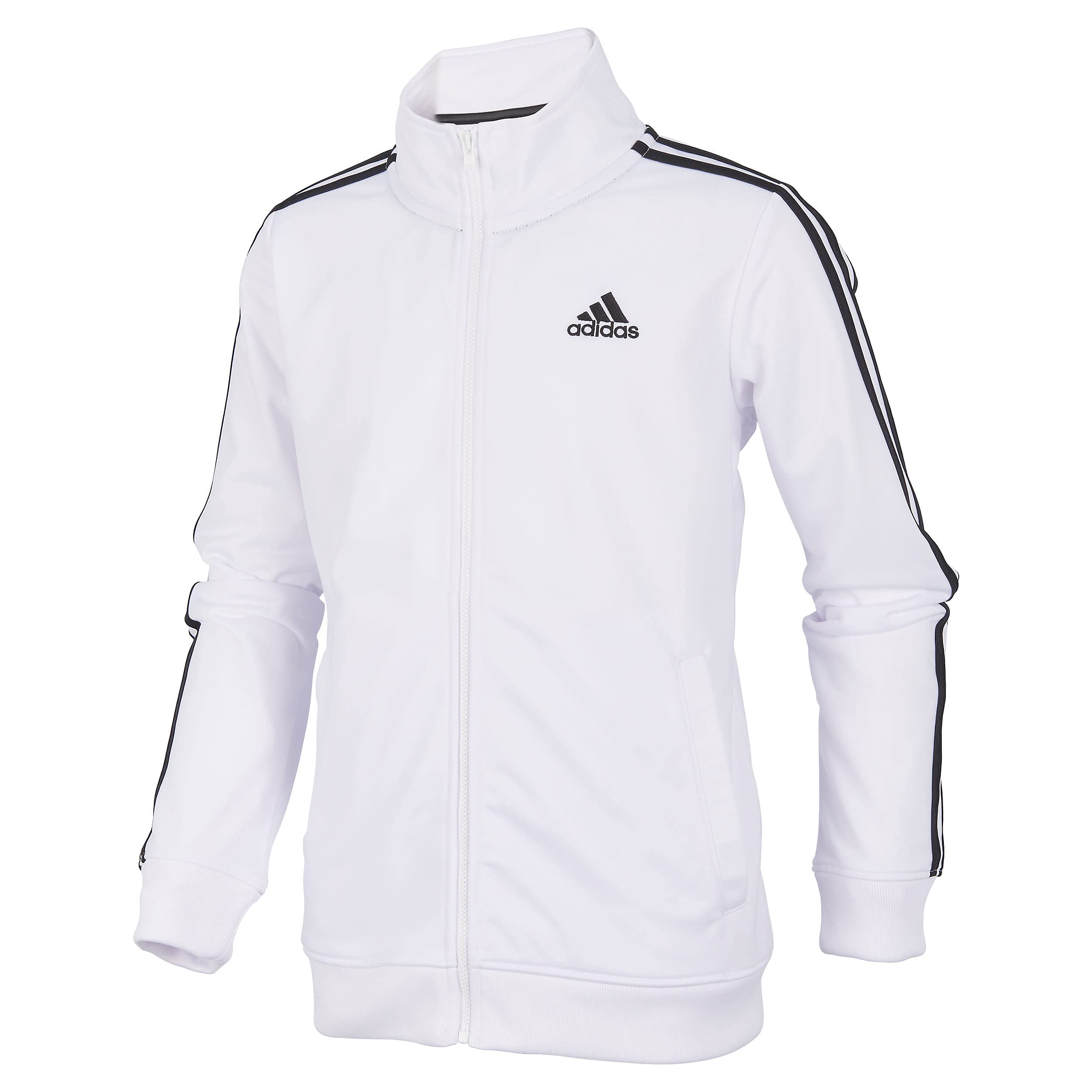 adidas boys Zip Front Iconic Tricot Jacket