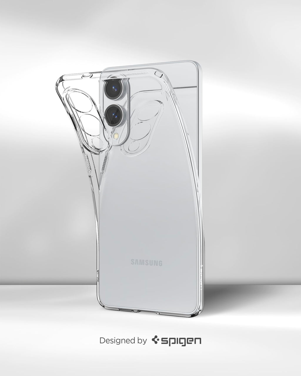 Spigen Liquid Crystal Designed for Galaxy S24 Case (2024) [Military-Grade Protection] - Crystal Clear