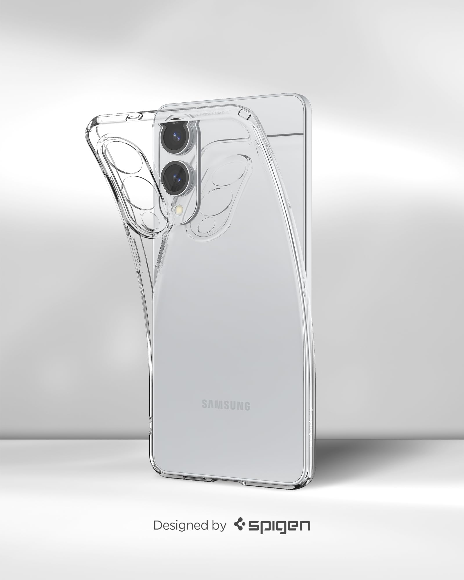 Spigen Liquid Crystal Designed for Galaxy S24 Case (2024) [Military-Grade Protection] - Crystal Clear