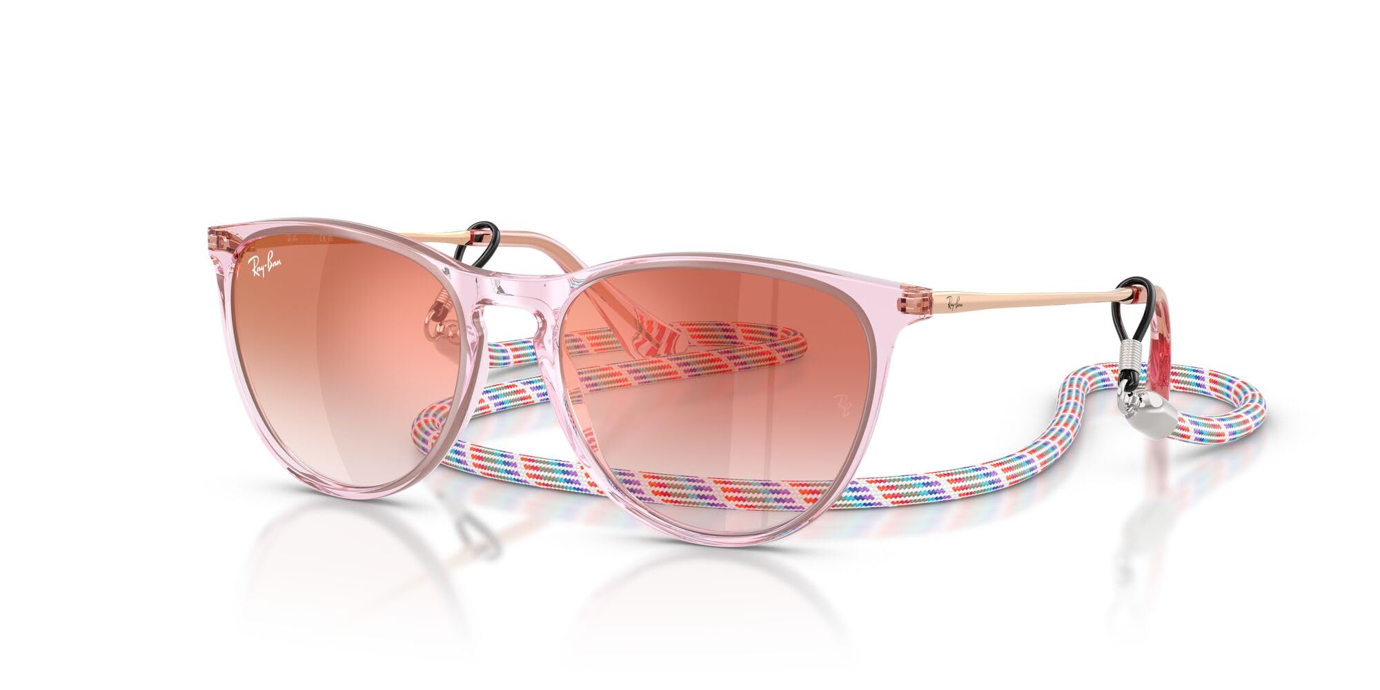 Ray-Ban Junior Kids' RJ9060s Erika Round Sunglasses