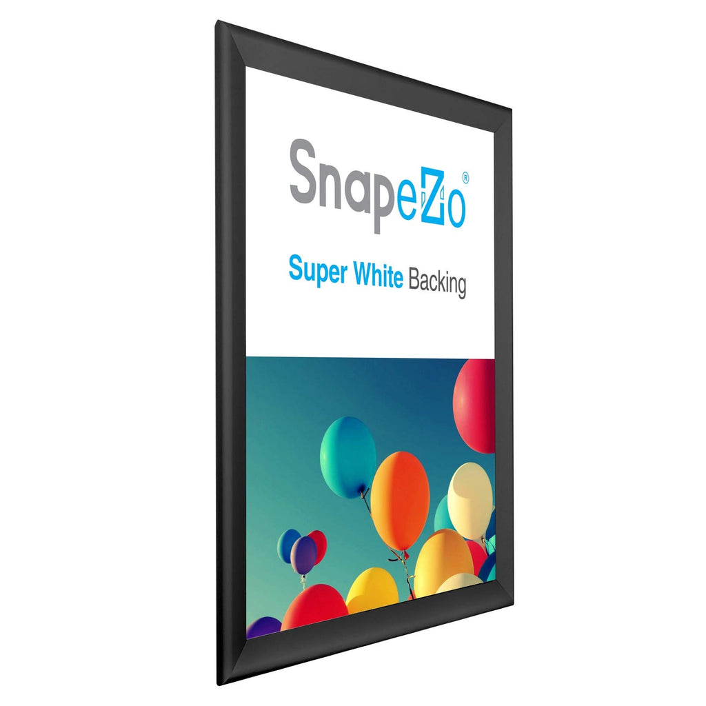 SnapeZo Movie Poster Frame 27x40 Inches, Black 1.7 Inch Aluminum Profile, Front-Loading Snap Frame, Wall Mounting, Wide Series for One Sheet Movie Posters