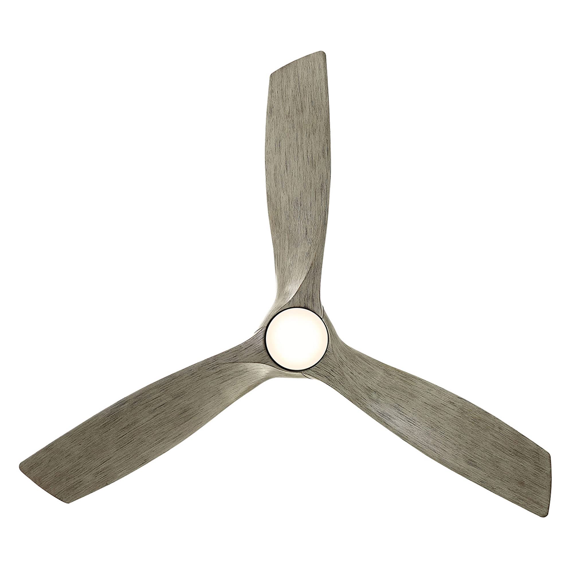 Modern Forms Zephyr Smart Indoor and Outdoor 3-Blade Ceiling Fan 52in Bronze/White Oak with Adjustable CCT 2700K-3000K-4000K-5000K LED Light Kit and Remote Control