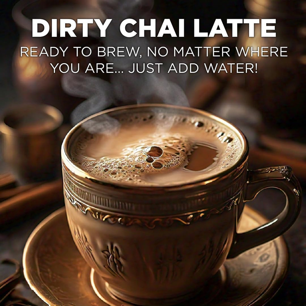 Maud's Chai Tea Latte Pods, 18 ct, Single Serve Tea Pods - 100% Gourmet Blended Tea Leaves, Compatible with Keurig K Cups Maker
