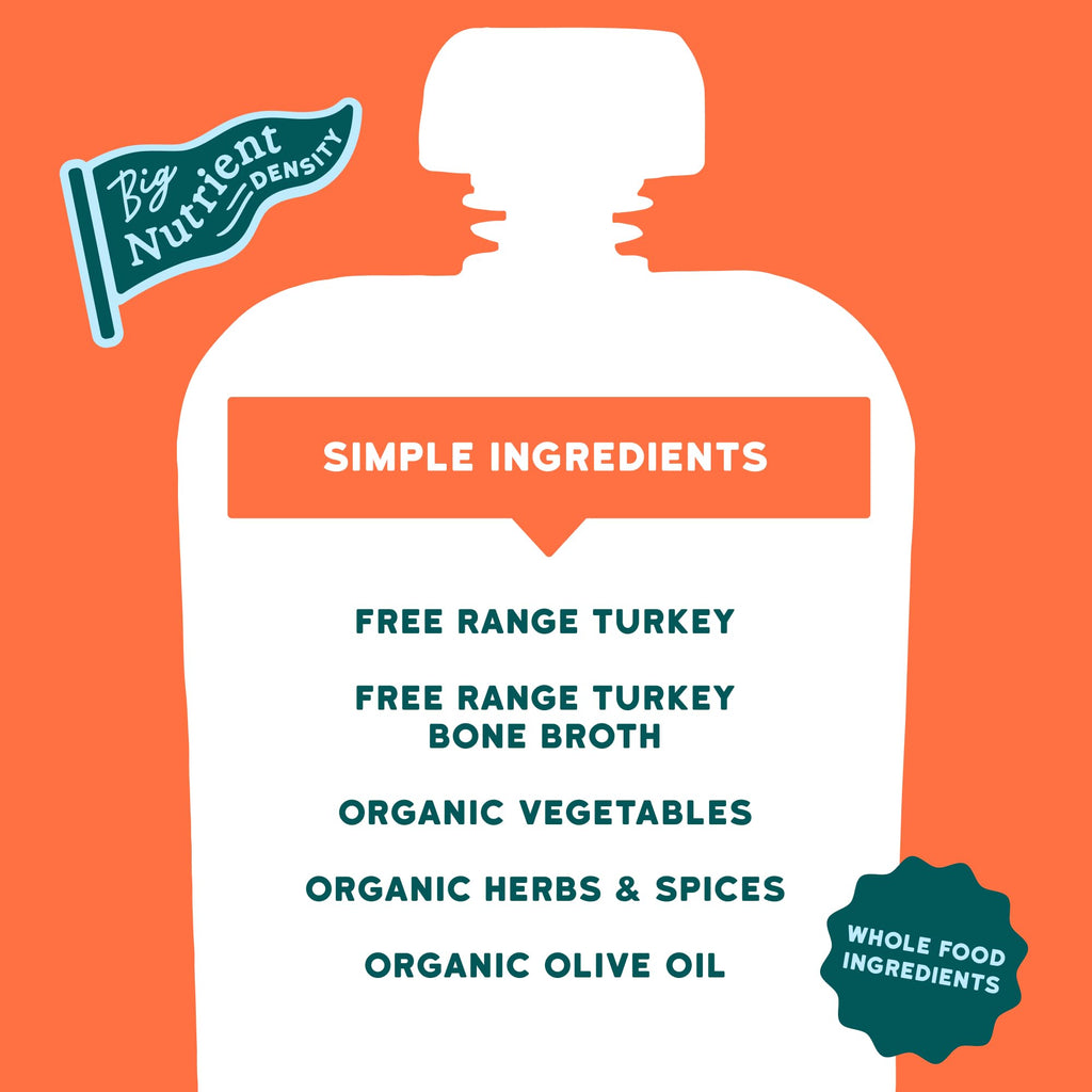 Serenity Kids Bone Broth Puree Made With Organic Veggies | Clean Label Project Purity Award Certified | 3.5 Ounce BPA-Free Pouch | Grass Fed Beef Pot Roast | 1 Count
