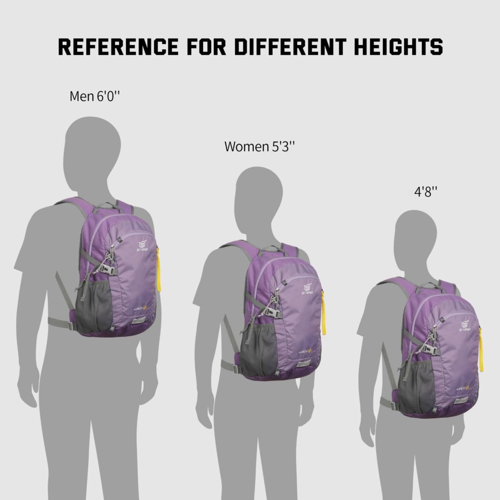 SKYSPER Small Hiking Backpack, 20L Lightweight Travel Backpacks Hiking Daypack for Women Men