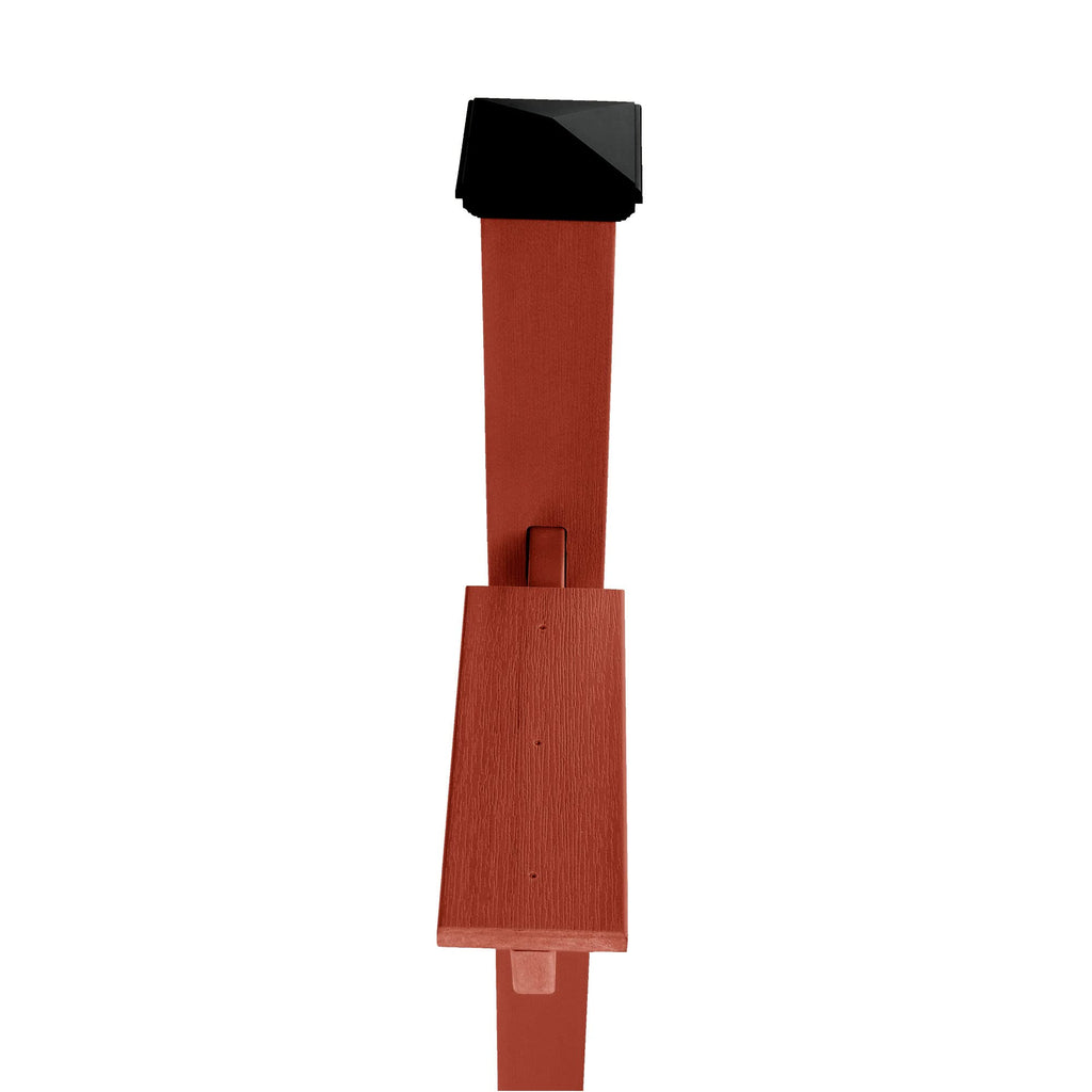 Highwood AD-MLBX1-BKE Hazelton Mailbox Post, Black