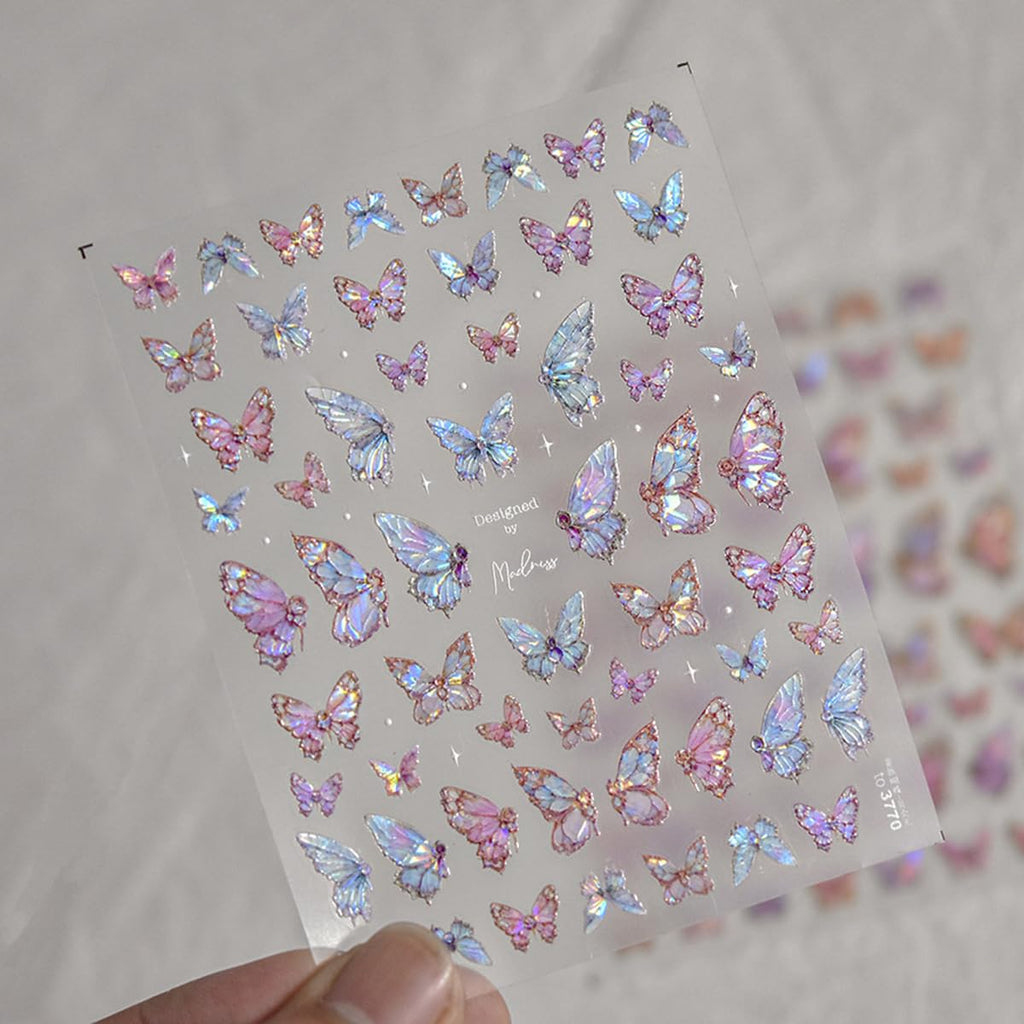 Christmas Nail Art Stickers Decals 5D Embossed Santa Claus Xmas Tree Nail Decals with Crystal 1PCS Cute Bear Bow Candy Cane Snowflake Christmas Nails Adhesive Stickers for Holiday Manicure Decorations