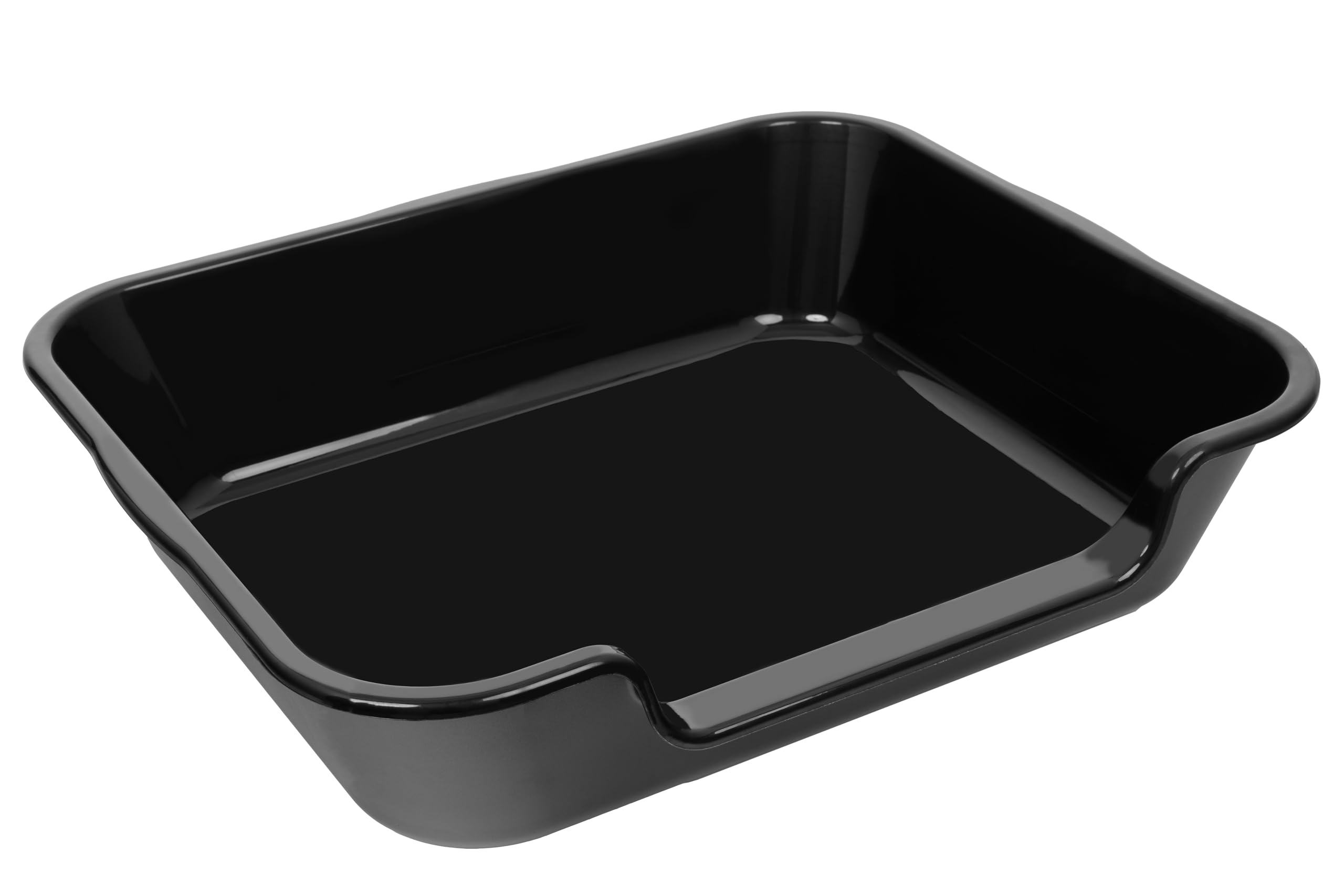 1 Pack of Extra Large Cat Litter Box (ABS Material), Low Entry Senior Litter Pen for Geriatric Kitty Big Cats, Jumbo Pet Safe Litter Boxes Tray for Pets Potty (Beach Sand, 20" L x 15.5" W)