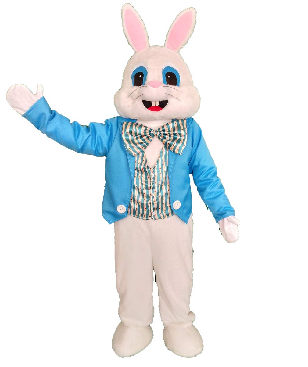 Funny Easter Bunny Bugs Rabbits Mascot Costume Adult Halloween Costume