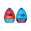 Mio Liquid Water Enhancer Patriotic 4th of July Bundle – Red, White & Blue Drink Mix with Cherry Blackberry & Wicked Blue Citrus Energy, 12 Count (6 of Each), 1.62 oz (Variety Pack)