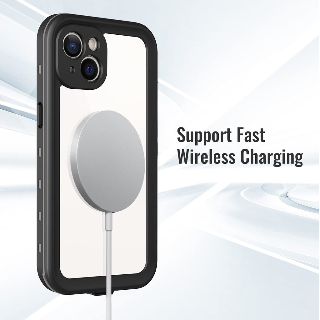 iPhone 13 Pro Case, Waterproof & Shockproof Phone Case, Full Protection, IP68, 6.1 Inch, Black