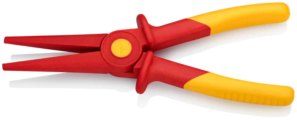 Knipex 98 62 02 Flat Nose Plastic Pliers 1000V Insulated, Red/Yellow