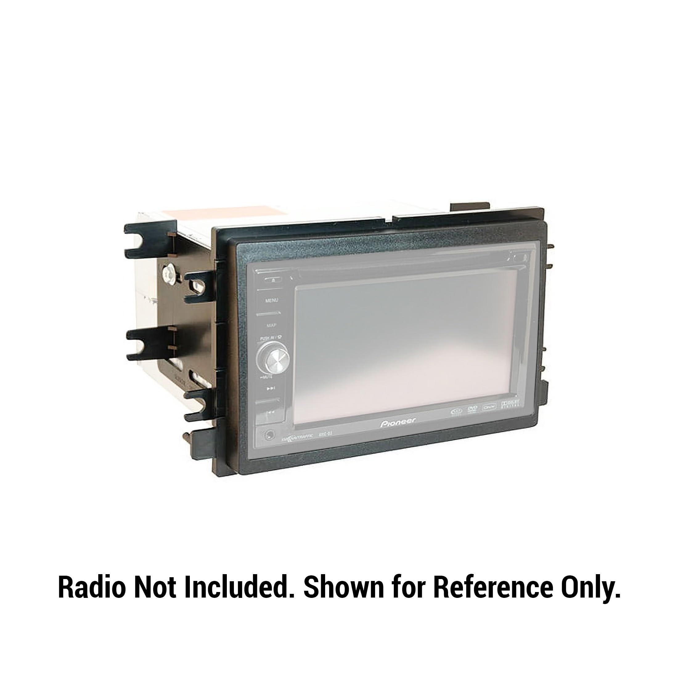 Scosche ICFD6BN Double DIN Radio Installation Dash Kit Compatible with Select 2007-2010 Ford and Mercury Vehicles - Complete Basic Aftermarket Car Stereo Install Kit - See Fit Guide Image for Vehicles
