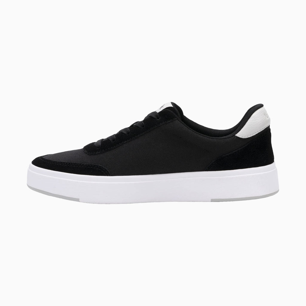 Kizik Slip On Sneakers: Prague - Court Style, 4-Way Stretch Canvas with Suede Details, Casual Shoes for Women & Men, Hands Free Convenience