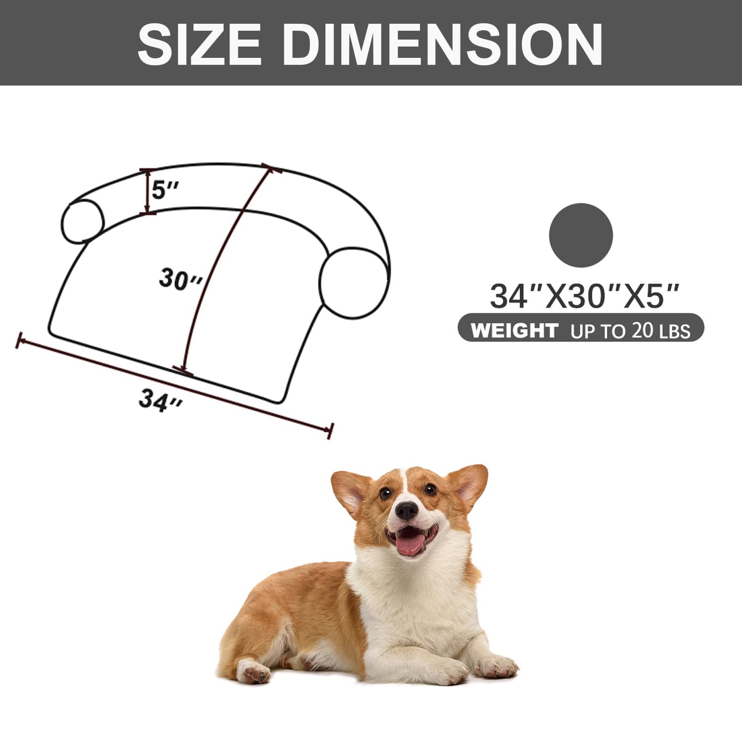 Luxurious Calming Dogs/Cats Bed Mats, Dog Pad Washable Removable Couch Cover, Plush Long Fur Mat for Pets, Waterproof Lining, Perfect for Small, Medium and Large Dogs and Cats (Beige, 31"x23")