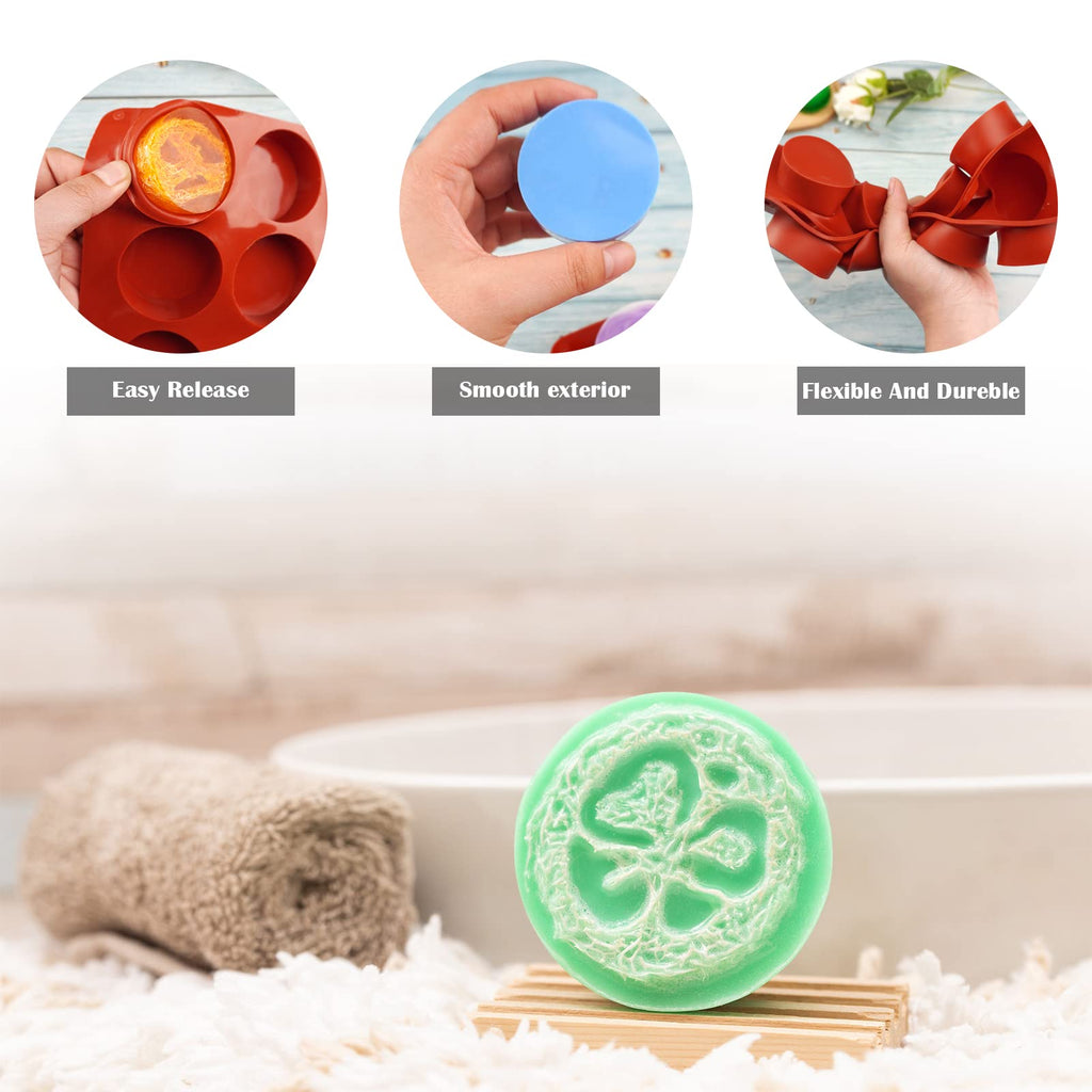Sakolla 2 Pack Insect Silicone Soap Molds, 6-Cavity Dragonfly Butterfly Ladybug Shape Silicone Molds for Soap Making, DIY Baking Mold for Lotion Bars, Chocolate, Candy, Muffin, Biscuit, Cookie Pans