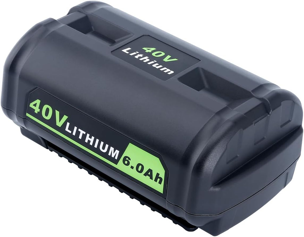 Biswaye 40V 6Ah Lithium Battery Replacement for Ryobi 40V Battery OP4040 OP40601 OP4026 OP40261 OP40401 OP40501 OP4015 OP40602 OP40404 OP40603 Compatible with Ryobi 40 Volt Cordless Power Tools