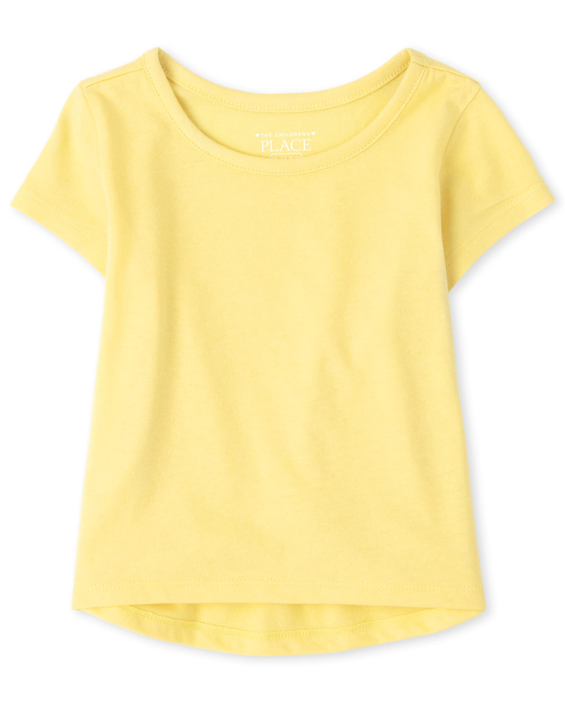 The Children's Place Baby Girls' and Toddler High Low Layering Tee