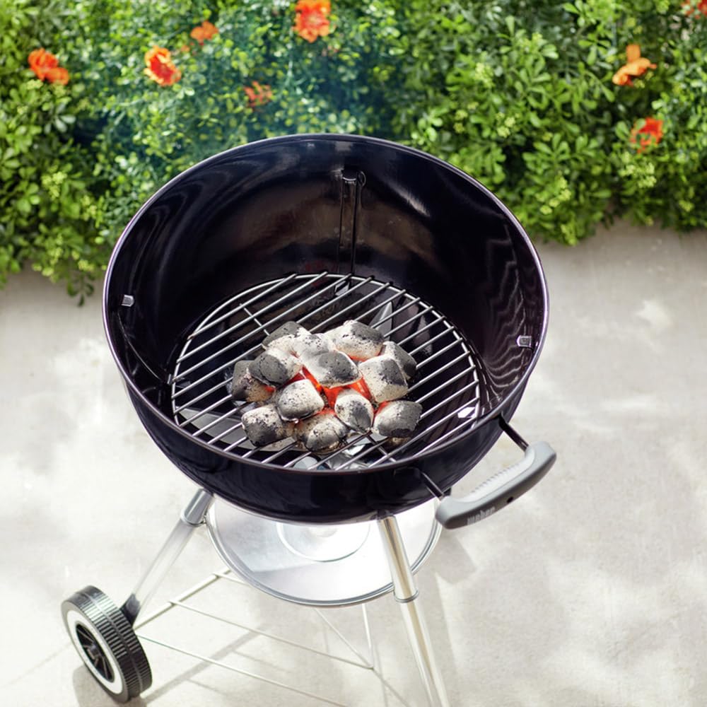Weber Replacement Charcoal Grate 17" – Fits 22" Weber Charcoal Grills, Heavy‑Duty Plated Steel, Moisture & Weather Resistant, Designed for Easy Briquette Arrangement, Kettle