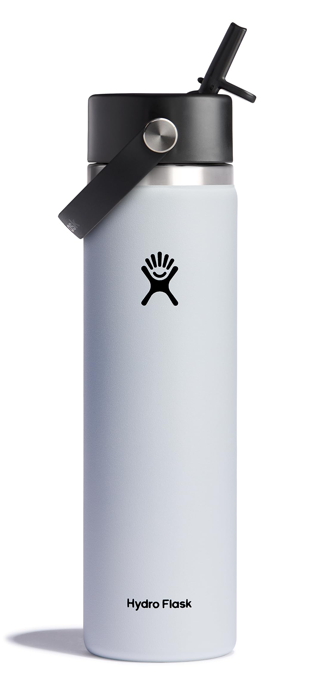 Hydro Flask Water Bottle - Insulated Stainless Steel - Wide Straw Lid, Non Spill, Leakproof in 24 Oz Forest Green Arc