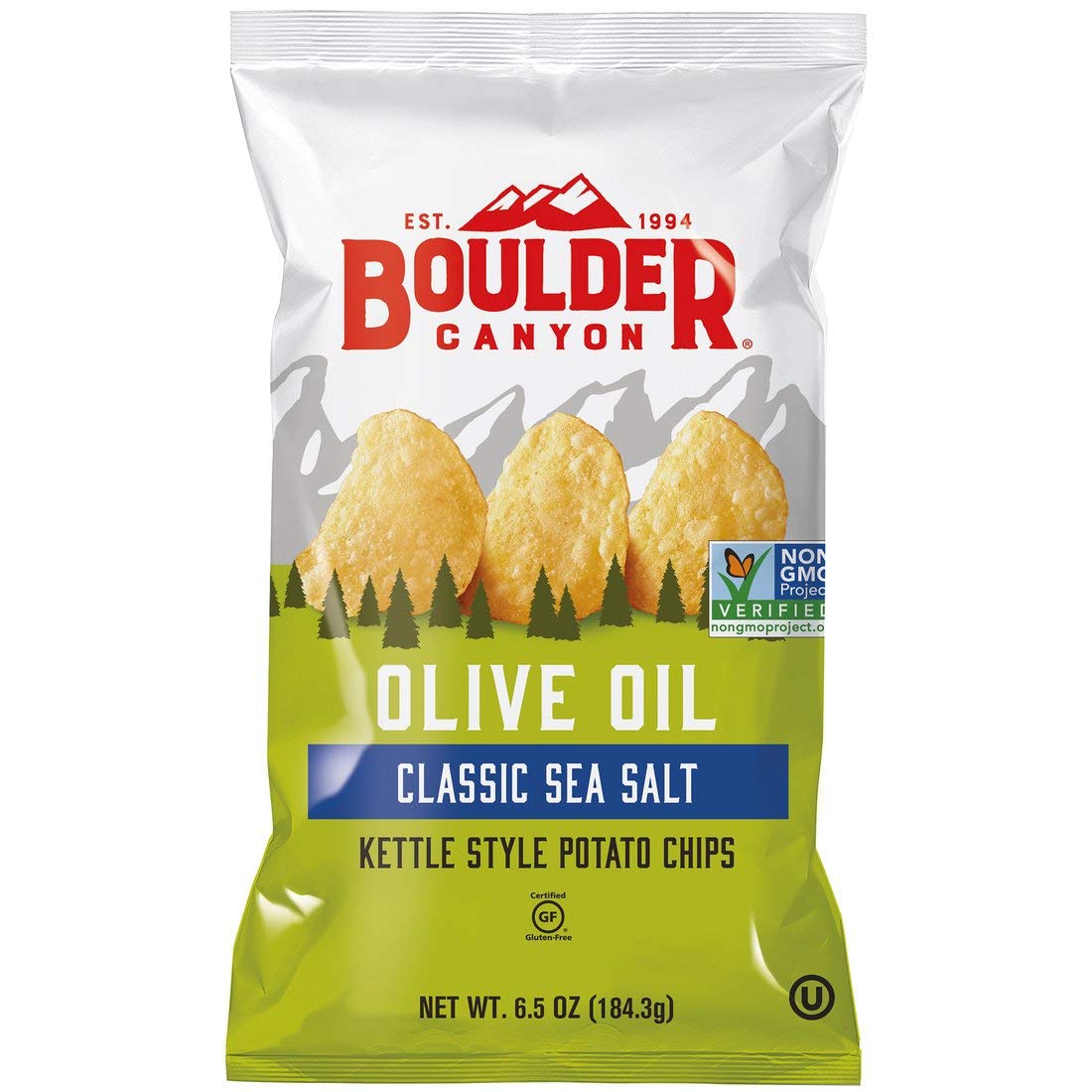 Boulder Canyon Boulder Batch Agave Sriracha Kettle Potato Chips, 5.25 oz - Pack of 12
