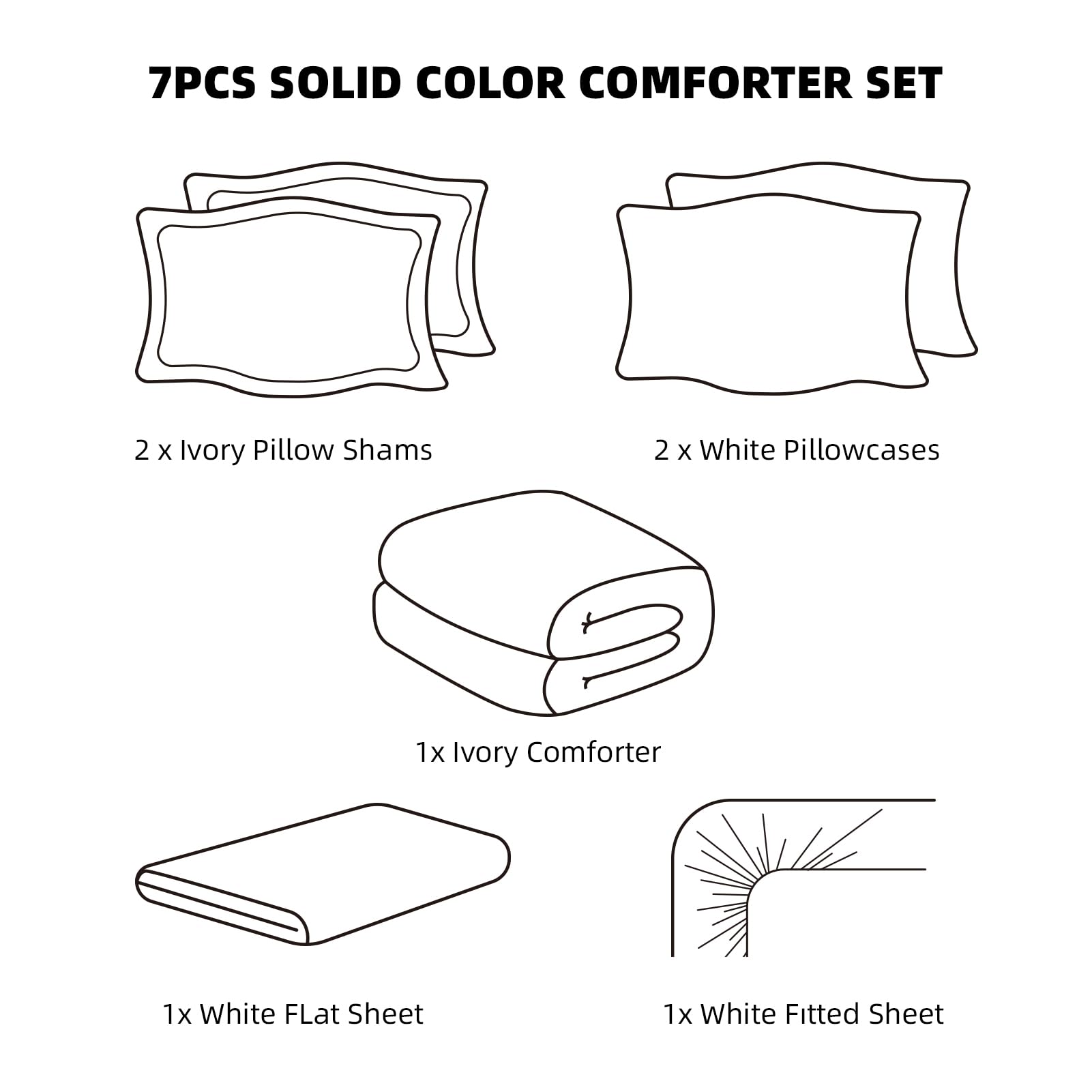 weigelia Twin Comforter Set 5 Pieces Beige Bed in A Bag Soft Queen Bedding Set Lightweight Comforter Set for Women and Men（Comforters, Flat & Fitted Sheets, Pillowcases & Shams）