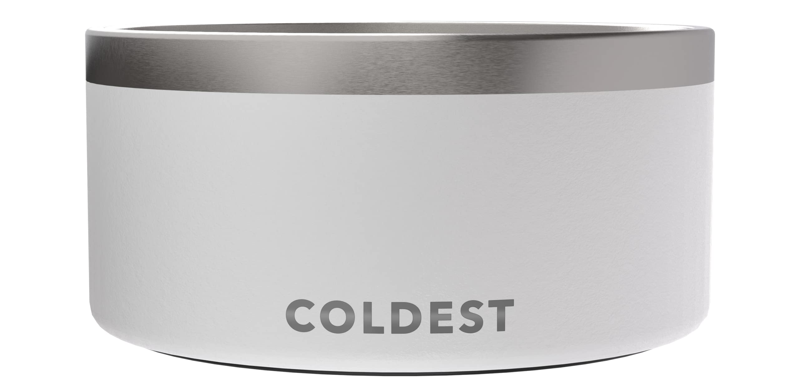 Coldest Dog Bowl - Anti Rust Metal, Non Slip, 3 Layers Insulated Stainless Steel Dog Bowls - Spill Proof & Heavy Duty - Water Bowl for Dogs, Cats & Pets, Dish Washer Safe (21 oz, Mars Red Glitter)