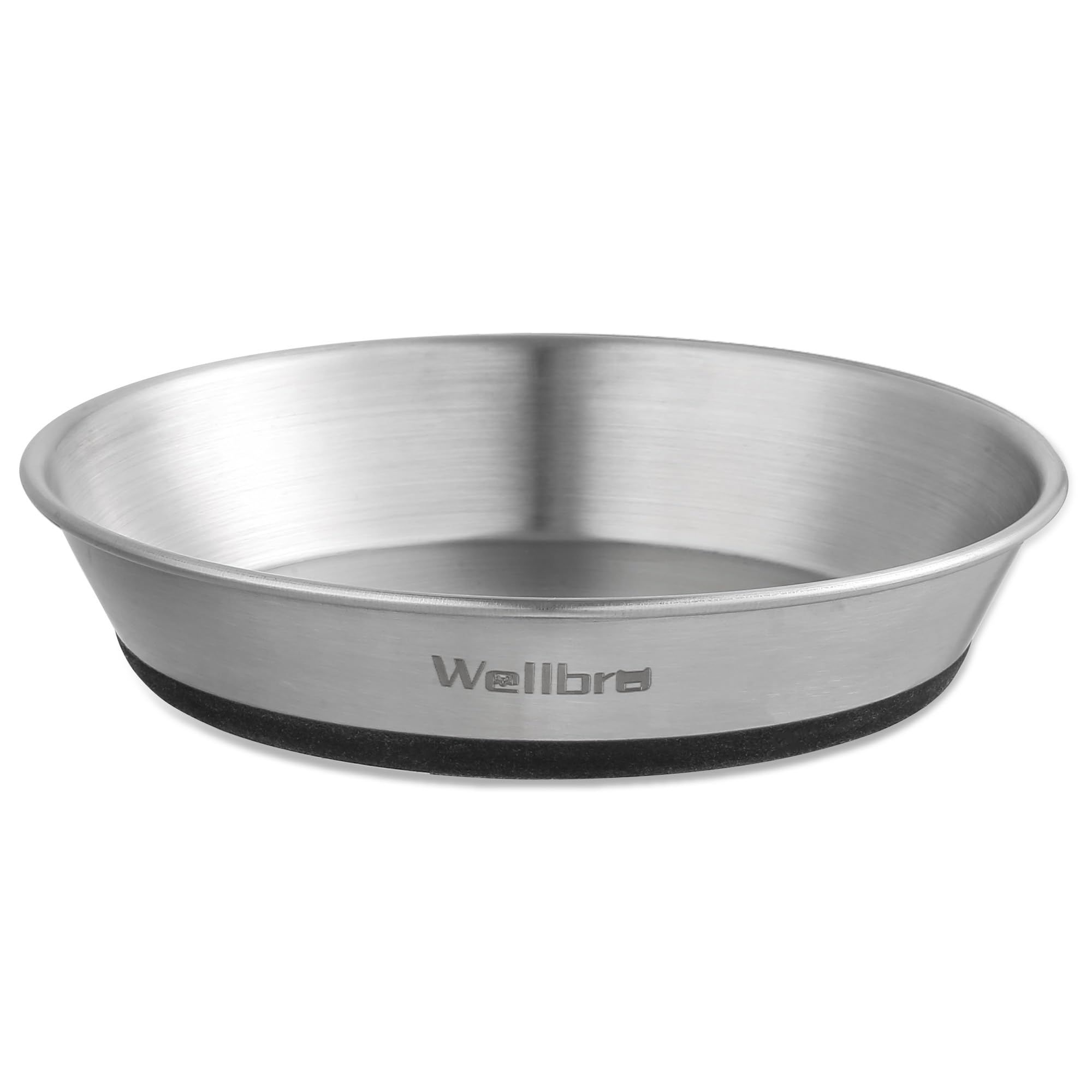 Cat Bowls, Stainless Steel Cat Bowls for Food and Water, Whisker Fatigue Shallow Non-Slip Dishes Plates for Small Dog Puppies Cats