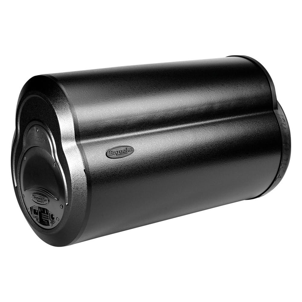 Bazooka BTA6100 BT Series 6-Inch 100-Watt Amplified Tube Subwoofer