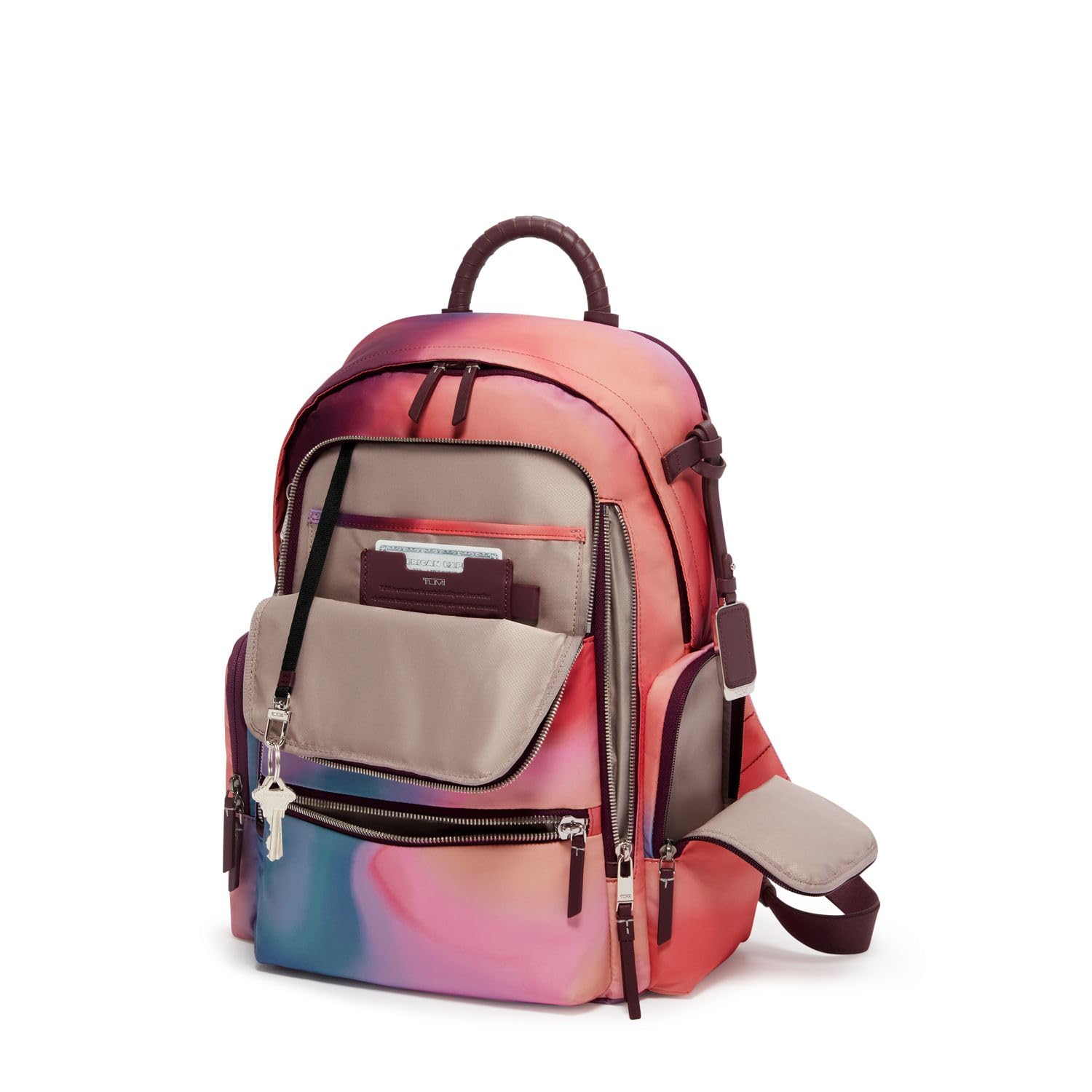 TUMI - Voyageur Celina Backpack - Women's Work and Travel Bag - 16.0" X 10.6" X 6.5" - Holds Up to 16" Laptop - Black & Gold Hardware