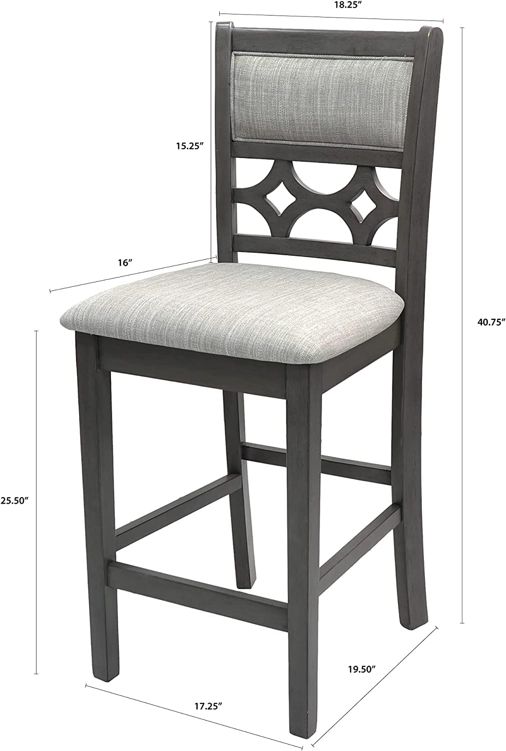 New Classic Furniture Mitchell Dining Room Table, Beige and Brown