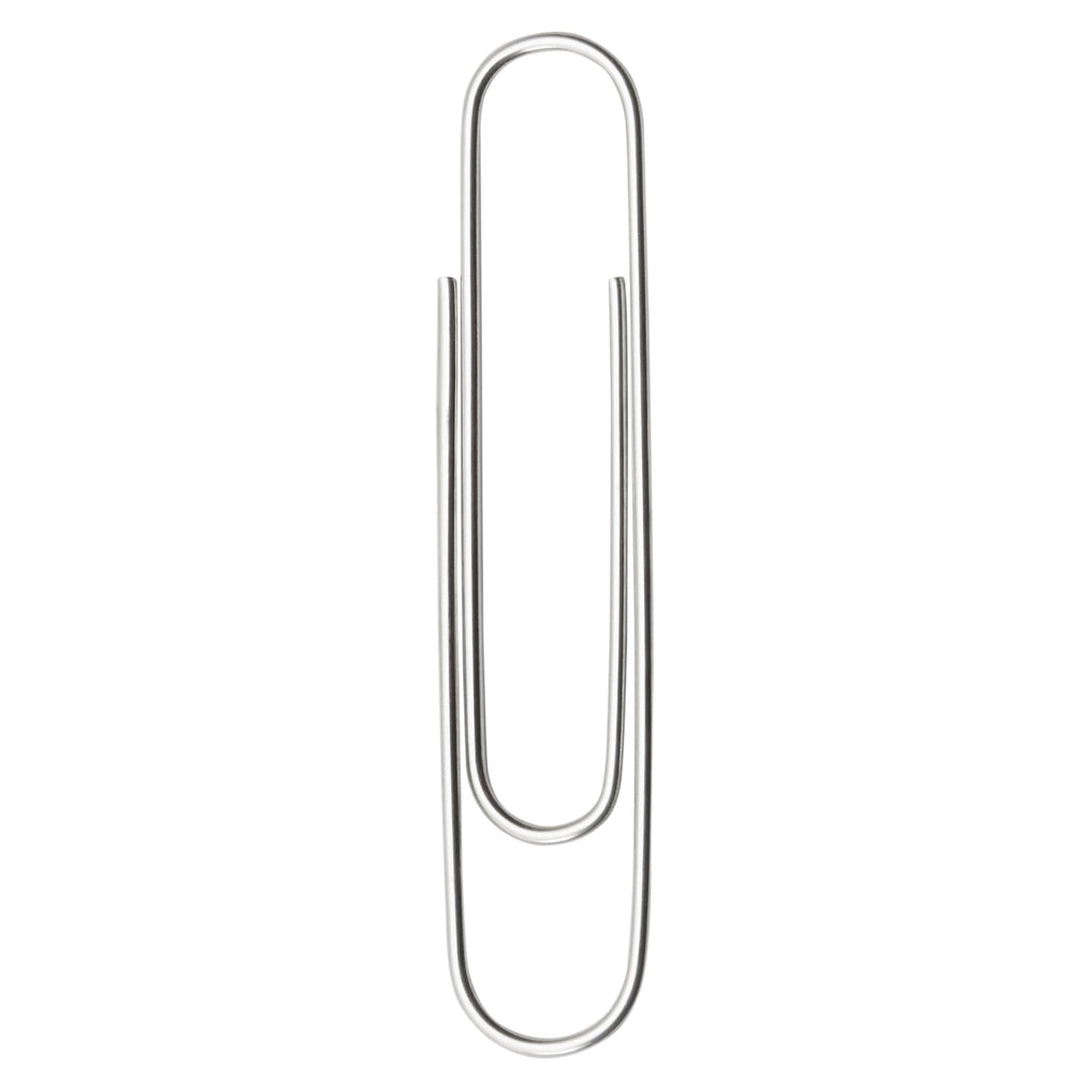 ACCO Paper Clips, Jumbo, Smooth, 100 Clips/Box, 1 Box (72580)