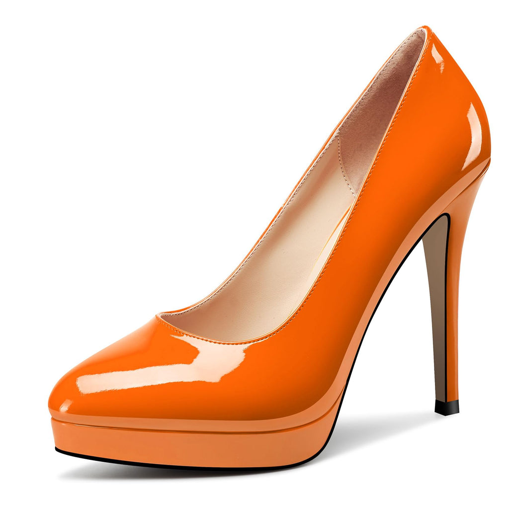 Castamere Womens High Heels Platform Pumps Slip-on Stilettos 12CM Heel Office Dress Shoes